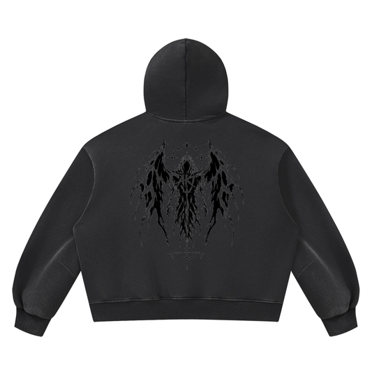 THE AFTERLIFE - Boxy Fleece Hoodie