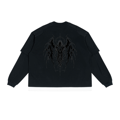 THE AFTERLIFE - Unisex Paneled Layer T-Shirt
