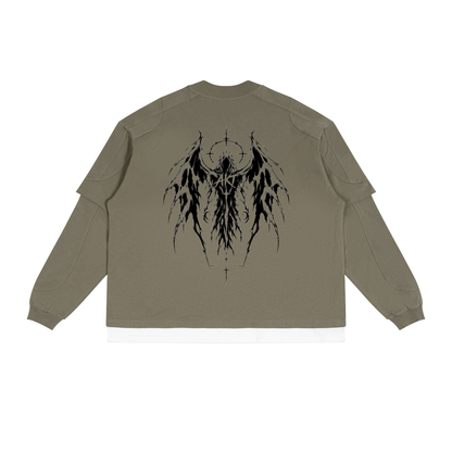 THE AFTERLIFE - Unisex Paneled Layer T-Shirt