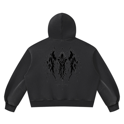 THE AFTERLIFE - Boxy Fleece Hoodie