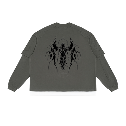 THE AFTERLIFE - Unisex Paneled Layer T-Shirt