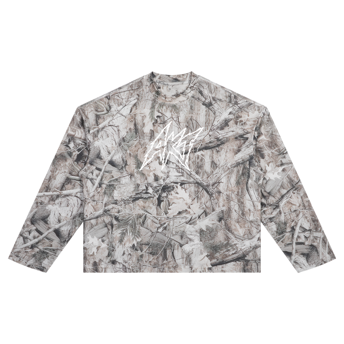 THE AFTERLIFE - Tree Camo Waffle T-Shirt