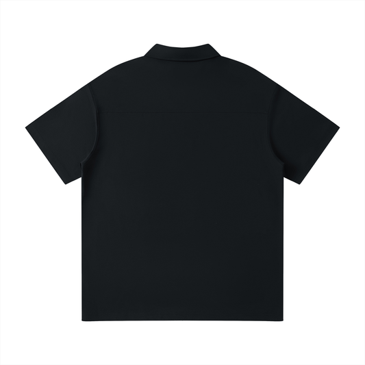 CLEAN CUT - Quarter-Zip Polo Shirt
