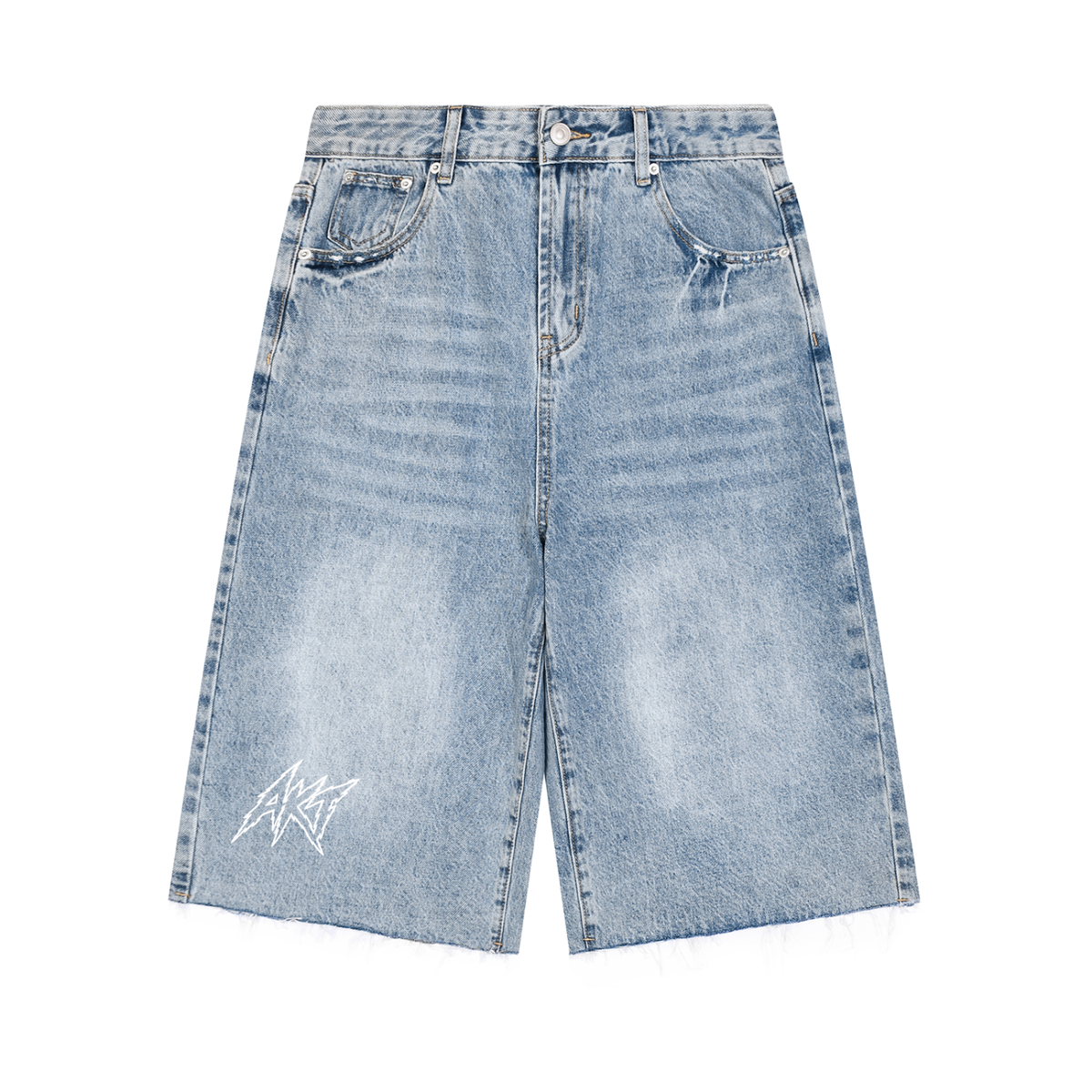 THE NIGHTMARE - Vintage Wide Leg Denim Shorts