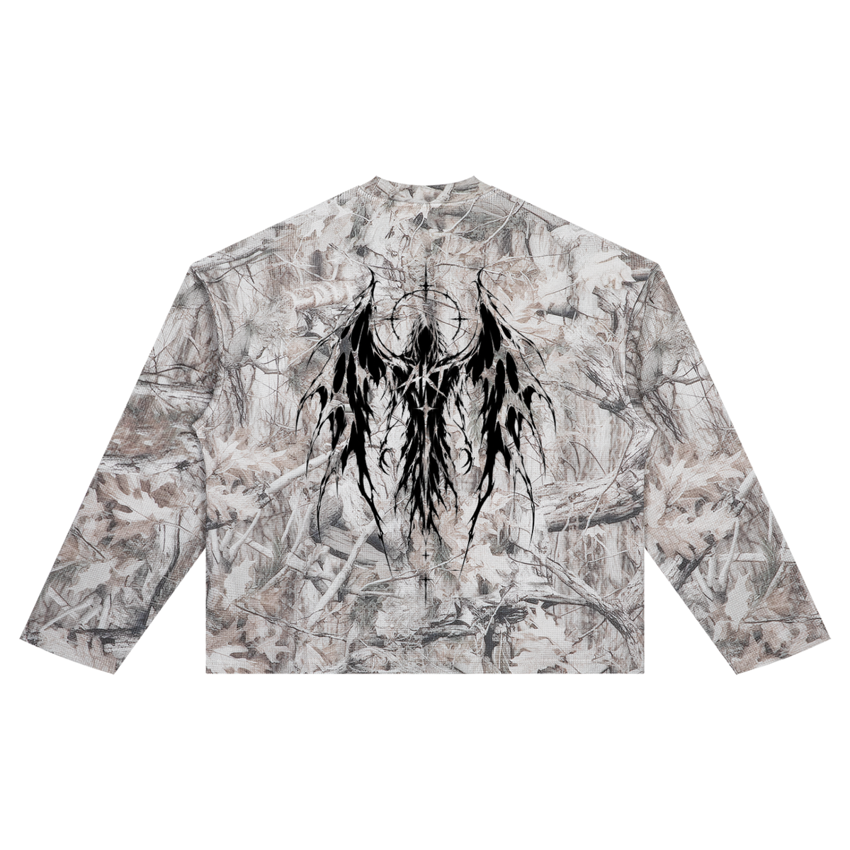 THE AFTERLIFE - Tree Camo Waffle T-Shirt