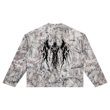 THE AFTERLIFE - Tree Camo Waffle T-Shirt